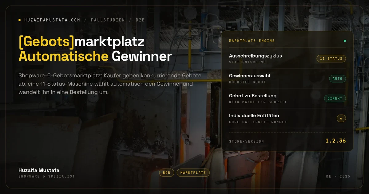 B2B-Gebotsmarktplatz Fallstudie Titelbild